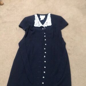 🌸NEW🌸 Vintage Dress/Coat/Duster with Pearl buttons